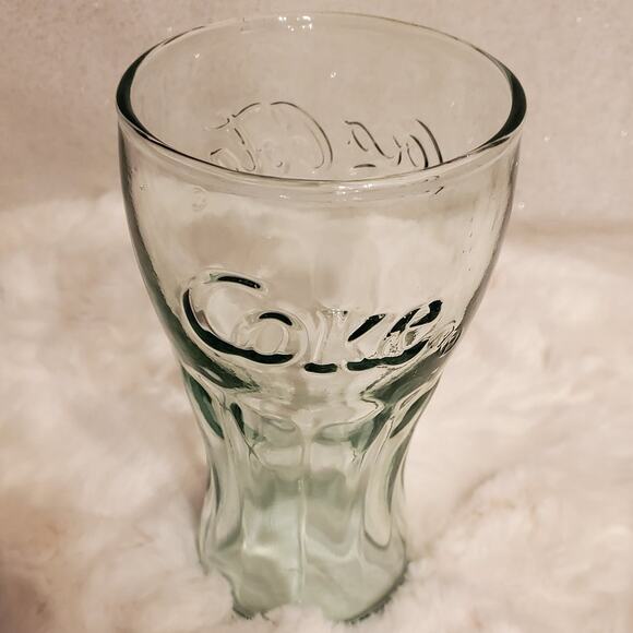 Libbey Coca-Cola Coke Green Tint Mini Drinkware Set of 5 Glasses Tumbler 6.25 OZ - Picture 6 of 7